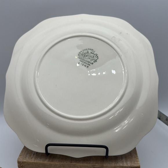 VTG Homer Laughlin‎ Eggshell GeorgianUSA A49N5 Square Salad Plates Set of 4 - Picture 9 of 10